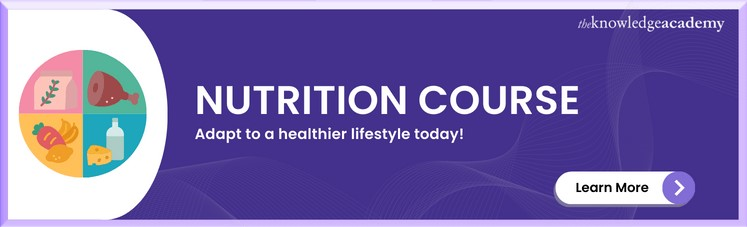 Nutrition Training - Adapt to a healthier lifestyle today!