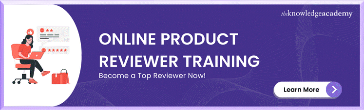 Online Product Reviewer Training Online Product Reviewer Training