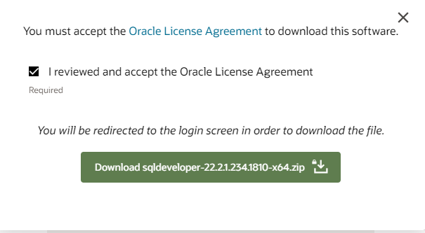 Oracle License Agreement