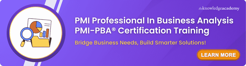 PMI Professional in Business Analysis PMI-PBA® Certification Training Join PMI Professional in Business Analysis PMI-PBA® Certification Training