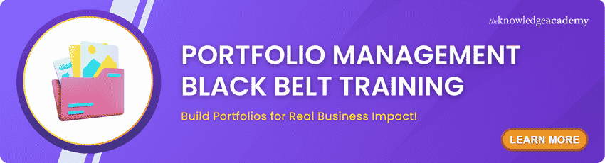 Portfolio Management Black Belt Training Course Portfolio Management Black Belt Training Course