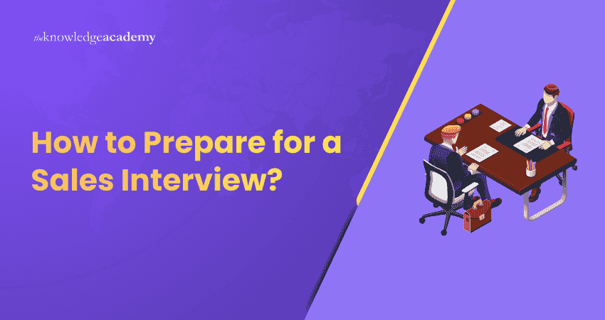 Preparing for a Sales Interview