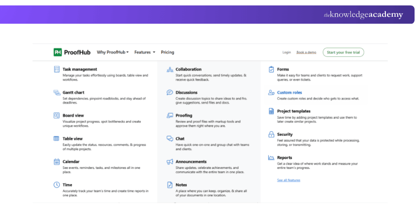 ProofHub Dashboard