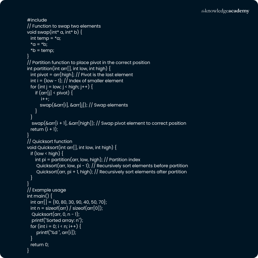 Quicksort in Python  (1)