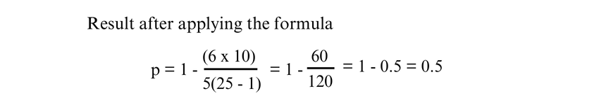 Result after applying the formula Result after applying the formula