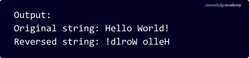 Reverse a String Using StringBuilder Output Reverse a String in Java Using StringBuilder Output