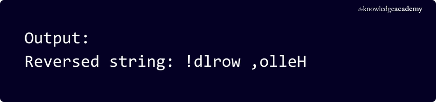 Reverse a String Using Swapping Characters Output Reverse a String in Java Using Swapping Characters Output