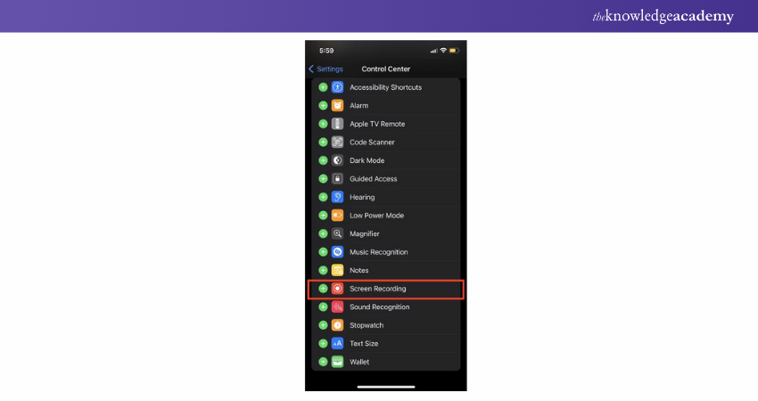 Understanding How to Add Screen Recorder to Control Centre