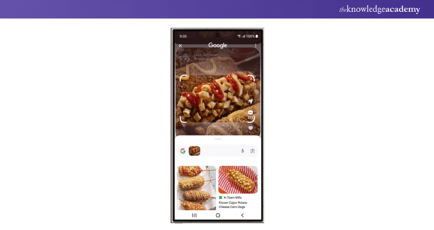 Search results will pop up