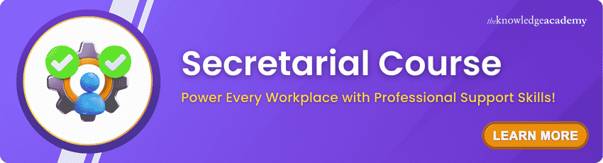 Secretarial Course Secretarial Training