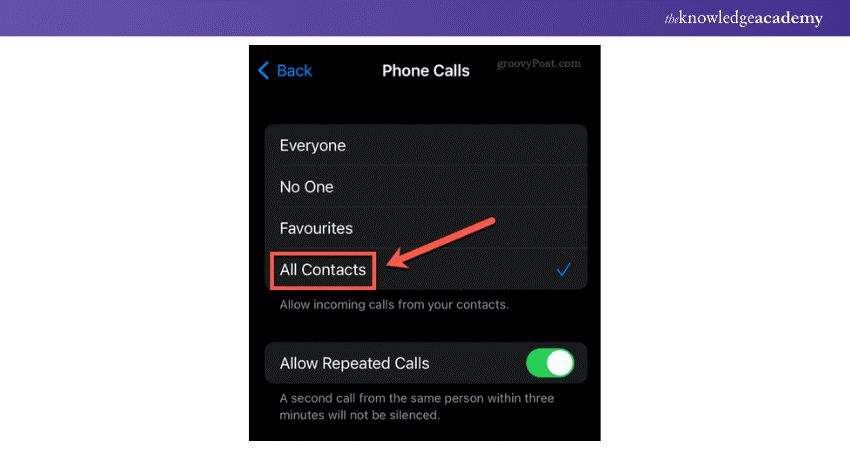 Select All Contacts 