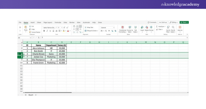 Select Surrounding Rows Select Surrounding Rows
