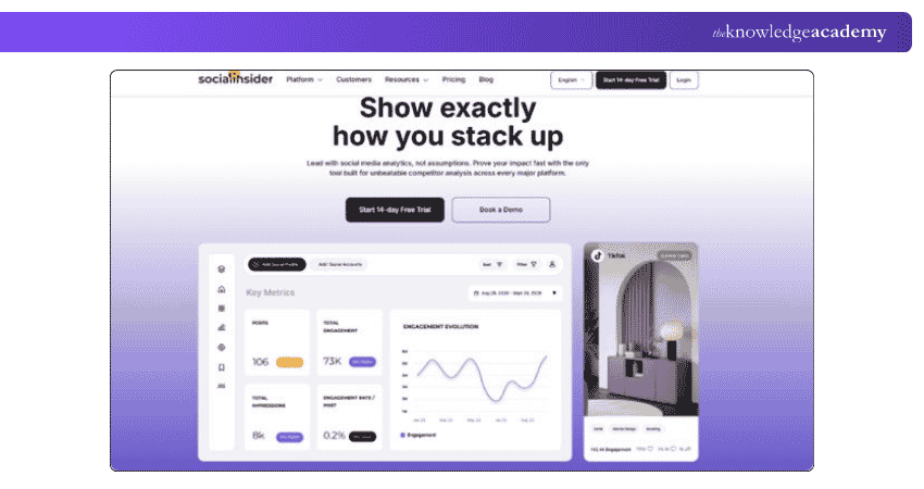 Socialinsider Homepage Homepage for SocialInsider