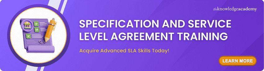 Specification And Service Level Agreement Training