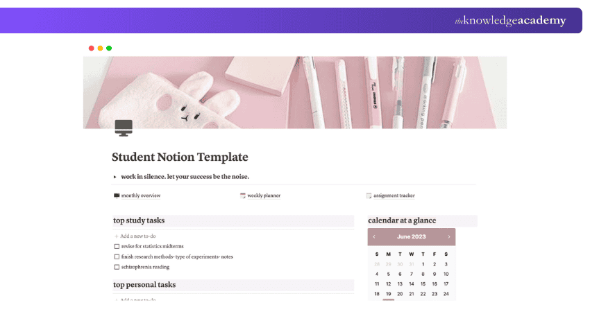 Students Notion Templates