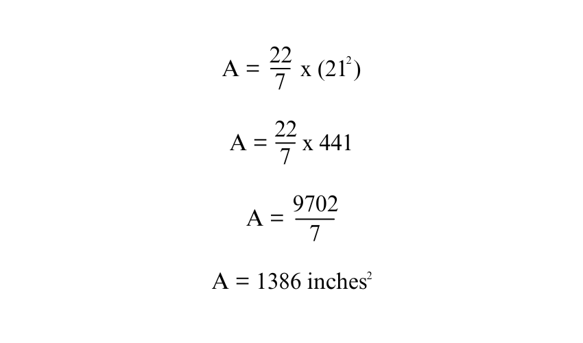 Substitute the values into the formula Substitute the values into the formula