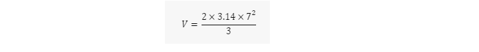 Substituting into the formula Substituting into the formula