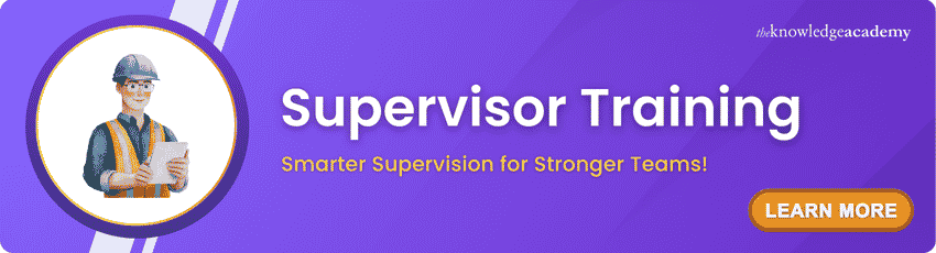 Supervisor Training Supervisor Course