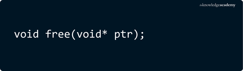Free() Function Syntax Free() Function Syntax