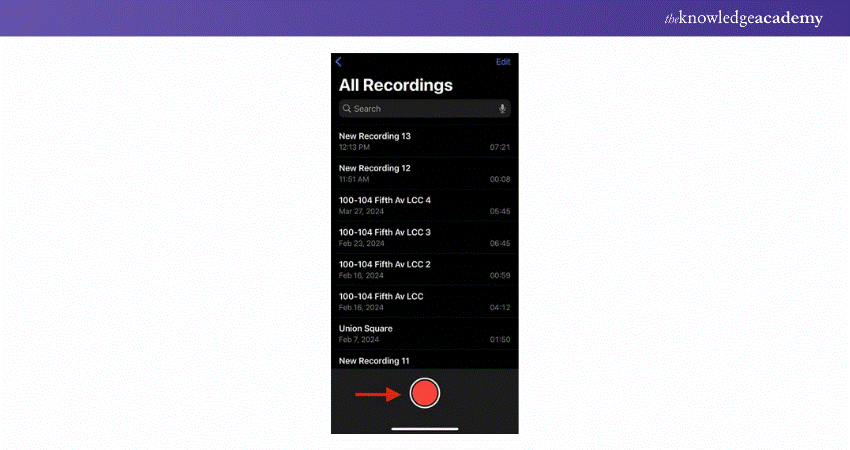 Test your Voice Memos app Test your Voice Memos app