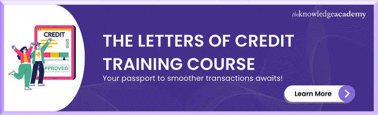 The Letters of Credit Training The Letters of Credit Training