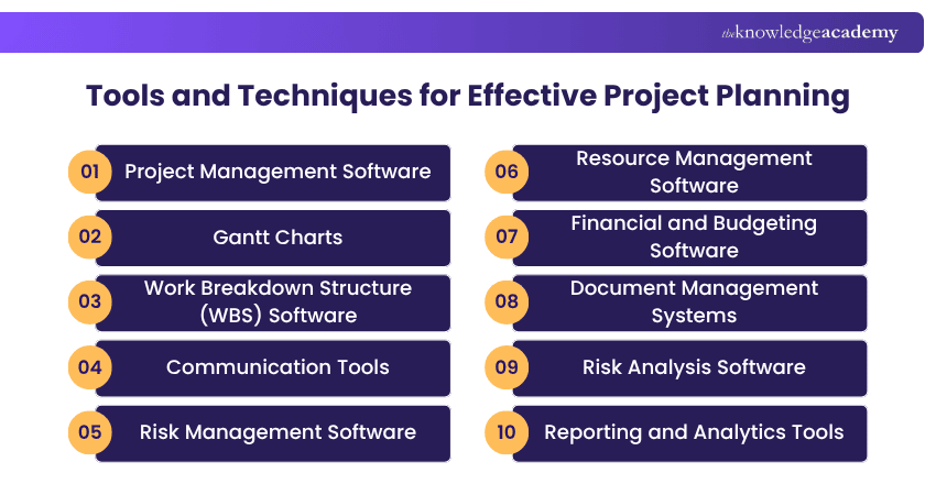What are the Tools and Techniques for Effective Project Planning