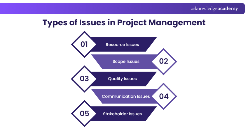 Types of Issues in Project Management Types of Issues