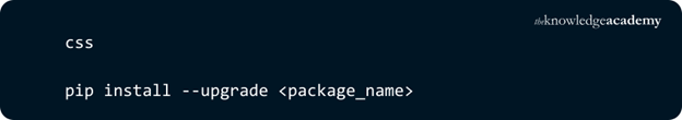 Upgrade a Package Upgrade a Package