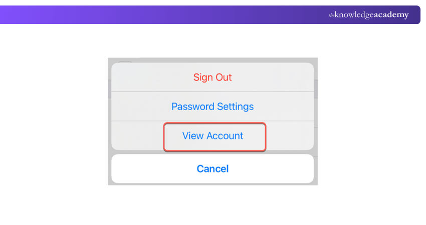 View Account