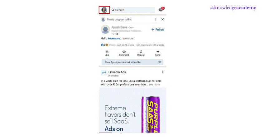 Visting Your LinkedIn Account Visting Your LinkedIn Account