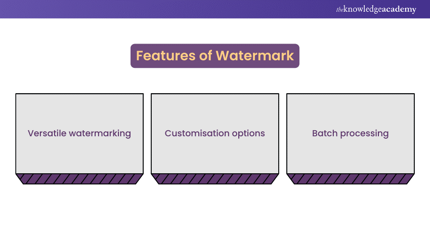 Features of Watermark