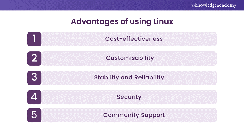 What are the advantages of using Linux