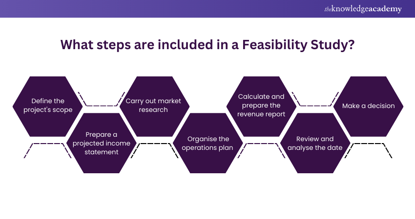  What steps are included in a Feasibility Study
