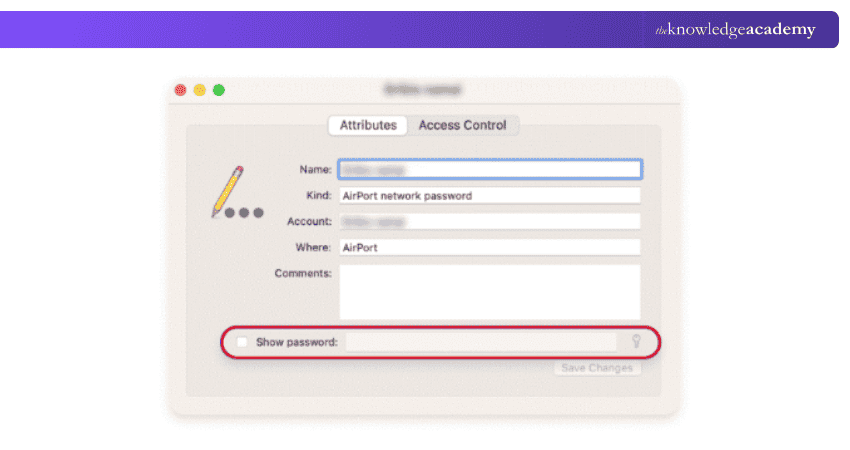 Mac’s Network Password Option