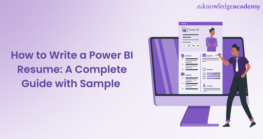 how to add power bi project in resume