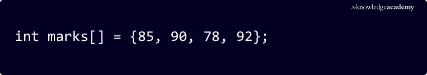 Initialise an Array Without Specifying Its Size in C++ Initialising C++ Array Without Size