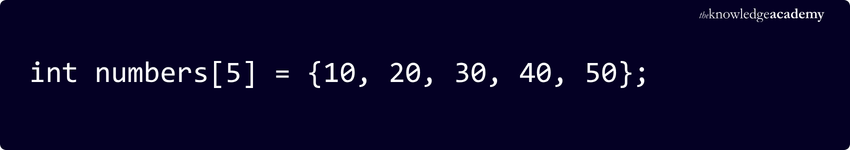 Initialise an Array with Values in C++ C++ Array Initialisation