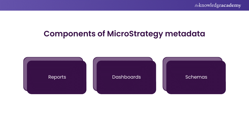 components of MicroStrategy metadata