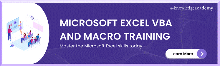 excel vba and macro training