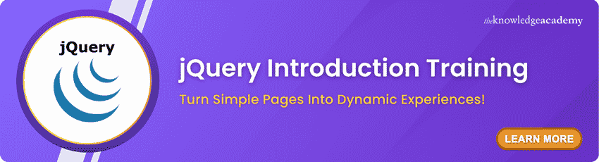 jQuery Introduction Training Best jQuery Introduction Training