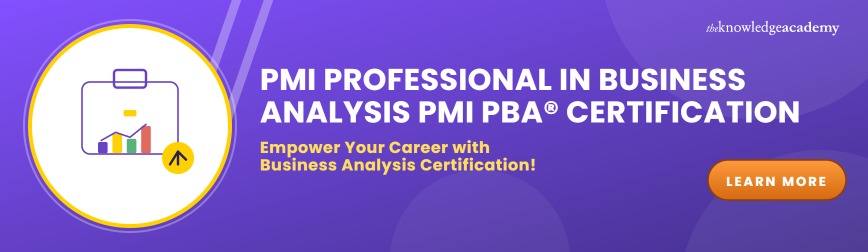PMI Professional In Business Analysis PMI PBA® Certification PMI Professional In Business Analysis PMI PBA® Certification