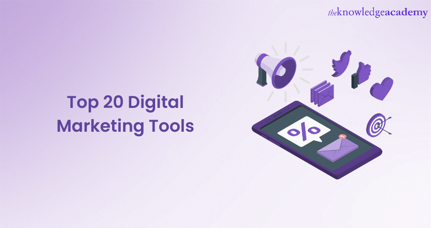 top 20 digital marketing tools: A complete guide